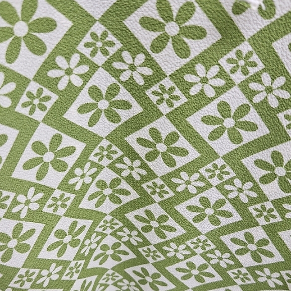 Green Floral Patterned Dress NWT Sz 8 Retro ASOS - Picture 6 of 8